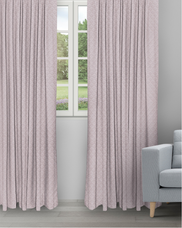 Sprint - Blush Sprint - Blush Ripple Fold Drapes - Image 1