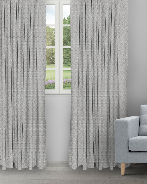 Sprint - Gray Sprint - Gray Ripple Fold Drapes - Image 1