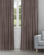 Sprint - Mocha Ripple Fold Drapes