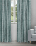 Textured Ambro - Deep Sea Ripple Fold Drapes