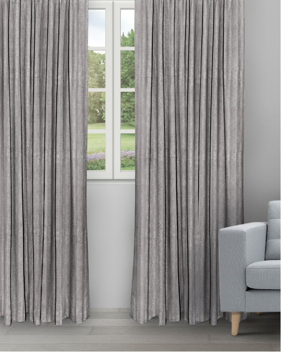 Textured Ambro - Taupe Textured Ambro - Taupe Ripple Fold Drapes - Image 1