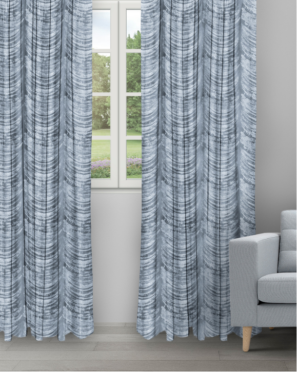 The Shining Wave - Mineral The Shining Wave - Mineral Ripple Fold Drapes - Image 1