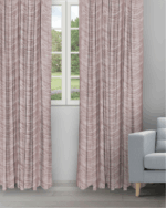 The Shining Wave - Rosewine Ripple Fold Drapes