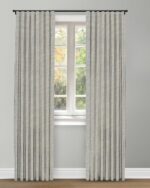 Classic Houndstooth - Teal/ Green Ripple Fold Drapes