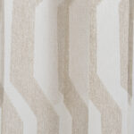 Cosmo Striped Semi Sheer Fabric Swatch- Beige