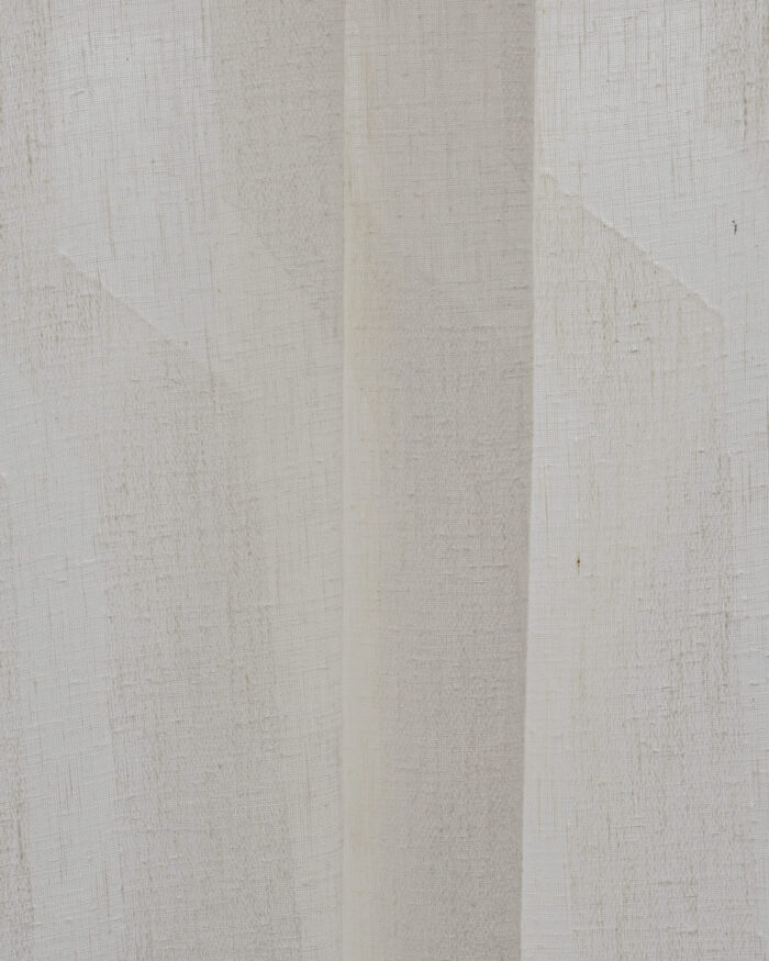 Cosmo Striped Semi Sheer Ripple Fold Curtains- Dove - Image 2