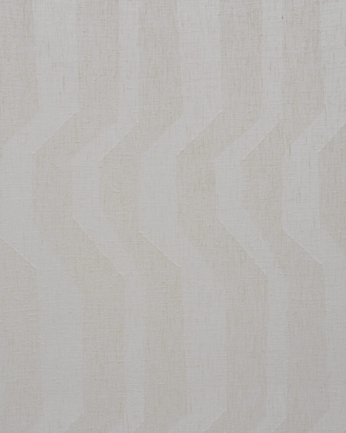 Cosmo Striped Semi Sheer Ripple Fold Curtains- Dove - Image 3