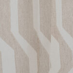 Cosmo Striped Semi Sheer Fabric Swatch - Sand