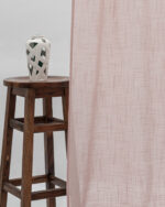 Lush Linen Sheer Curtains - Blush