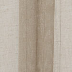 Mercer Striped Sheer Roman Shades - Mocha