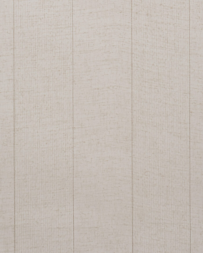 Mercer Striped Sheer Roman Shades - Mocha - Image 2