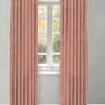 Classic Houndstooth - Tuscan Red Custom Curtains