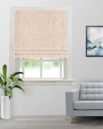 Almond - Butterscotch Textured Roman Shades - Image 3