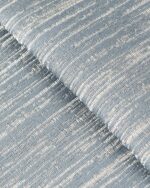 Almond - Dusky Blue Custom Roman Shades - Image 2