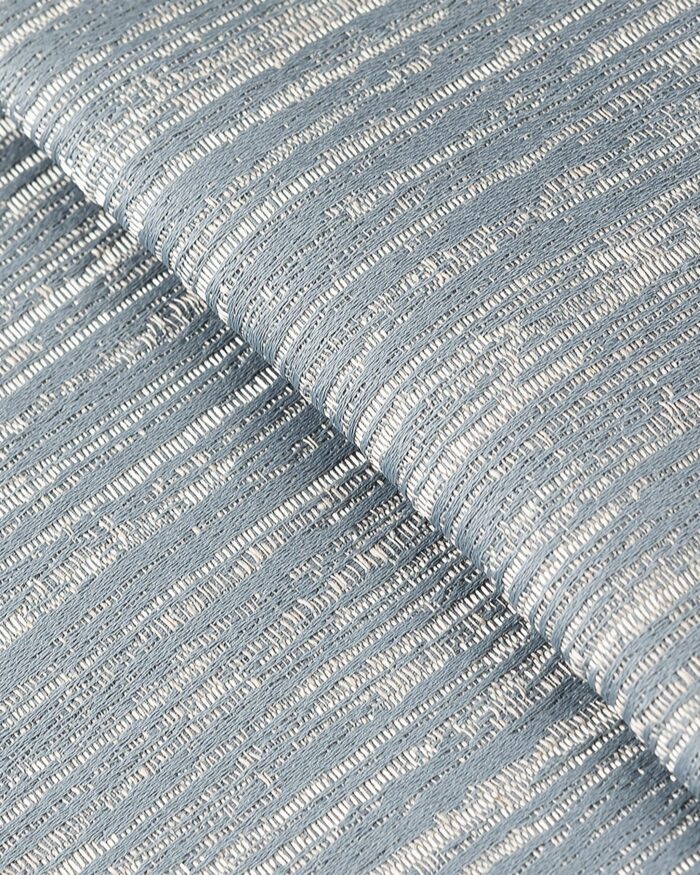 Almond - Dusky Blue Custom Roman Shades - Image 2