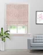 Almond - Misty Rose Color Roman Shades