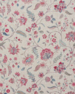 Blooming Spring - Pink Linen Roman Shades - Image 4