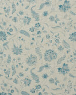 Blooming Spring - Linen Blue Roman Shades - Image 4