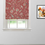 Blooming Spring - Red Apple Roman Shades