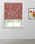 Blooming Spring - Red Apple Roman Shades