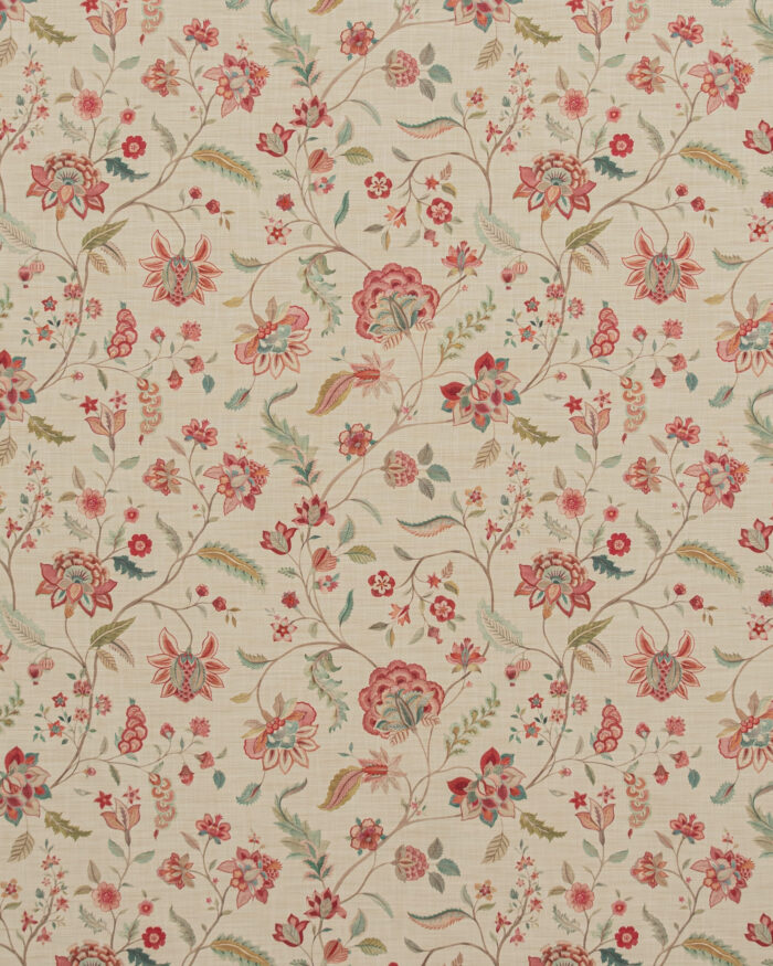 Blooming Spring - Tangerine Red Roman Shades - Image 3