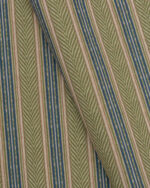 Boardwalk Stripe - Emerald Green Roman Shades - Image 2