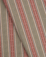 Boardwalk Stripe - Rusty Clay  Roman Shades - Image 2