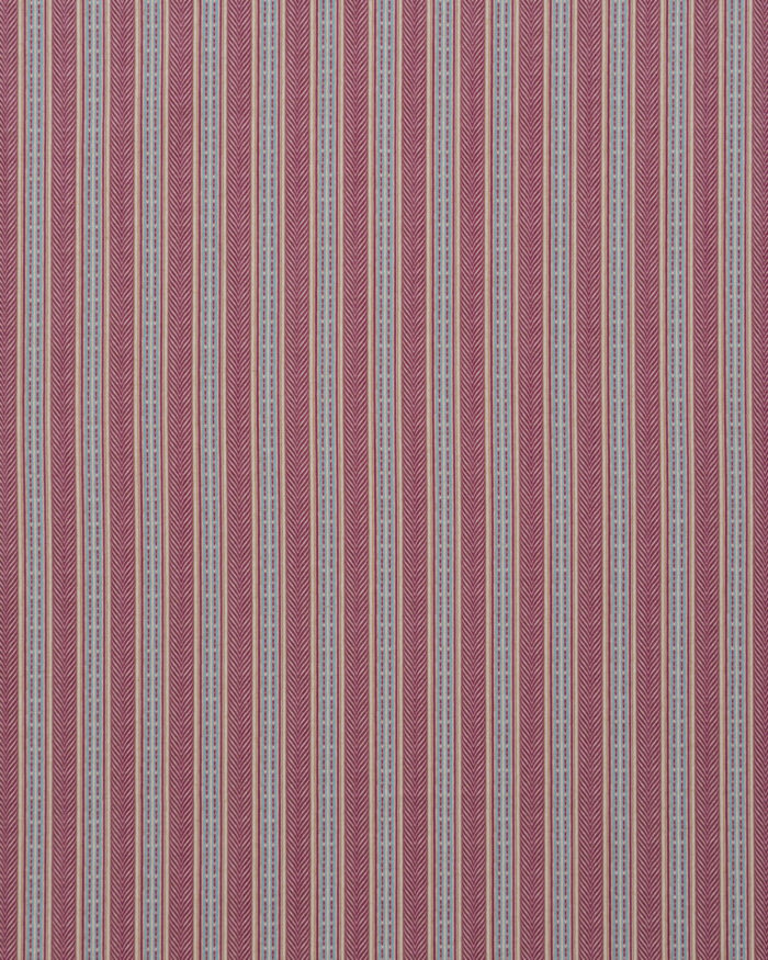 Boardwalk Stripe - Burgundy  Roman Shades - Image 4