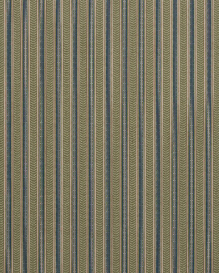 Boardwalk Stripe - Emerald Green Roman Shades - Image 4