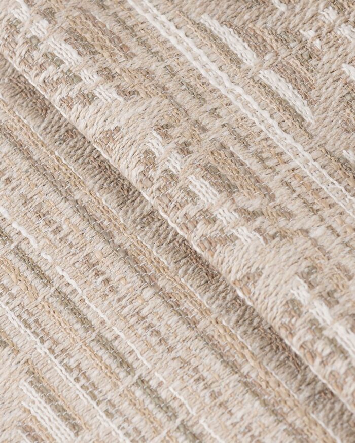 Boho Drapery - Fawn Color Roman Shades - Image 2