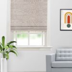 Boho Drapery - Fawn Color Roman Shades