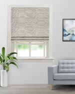 Boho Drapery - Pine Color Roman Shades - Image 3