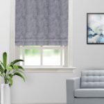 Celeste - Charcoal Color Roman Shades