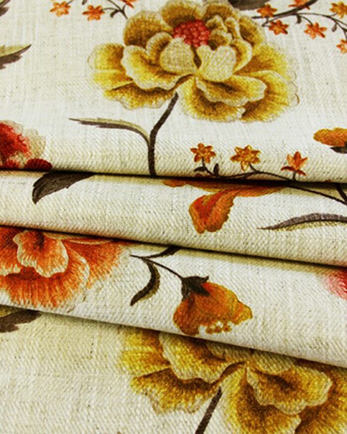 Cello - Carrot Color Roman Shades - Image 2