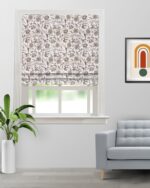Chelsea Floral - Earth Color Roman Shades