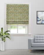 Chelsea Floral - Olive Roman Shades