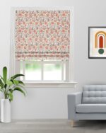 Chelsea Floral - Spice Color Roman Shades