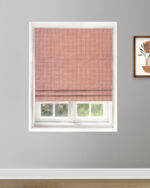 Classic Houndstooth - Rose Roman Shades