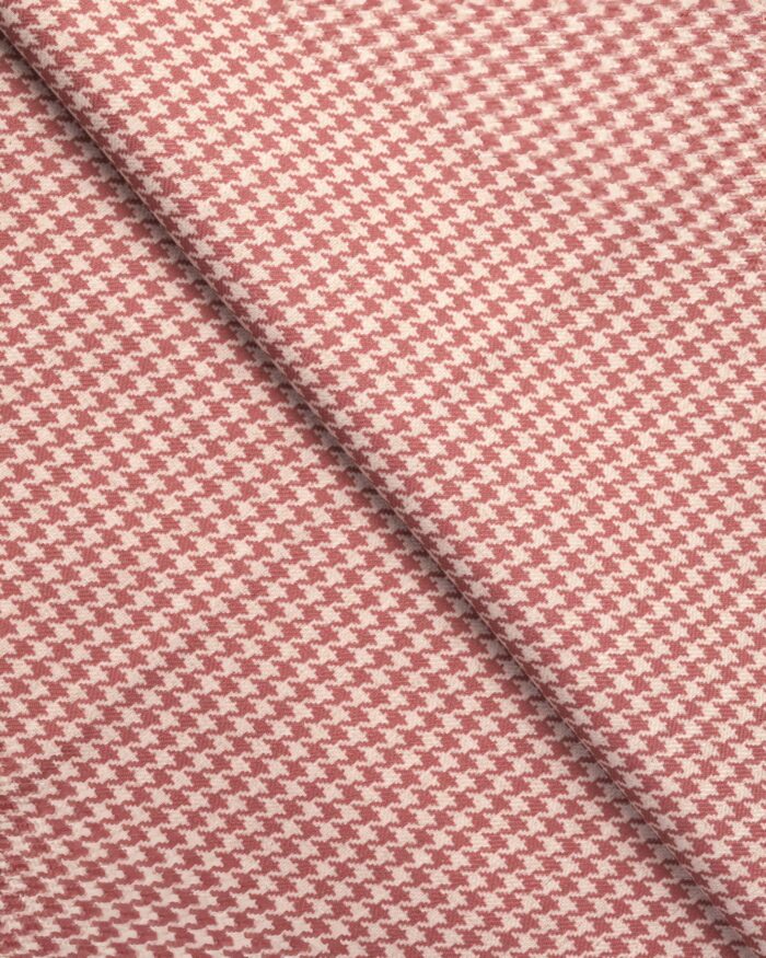 Classic Houndstooth - Rose Roman Shades - Image 3