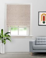Cotton Bella - Brown Color Roman Shades