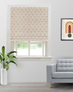 Cotton Husk - Biscotti Roman Shades