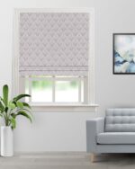 Cotton Husk - Silver Roman Shades