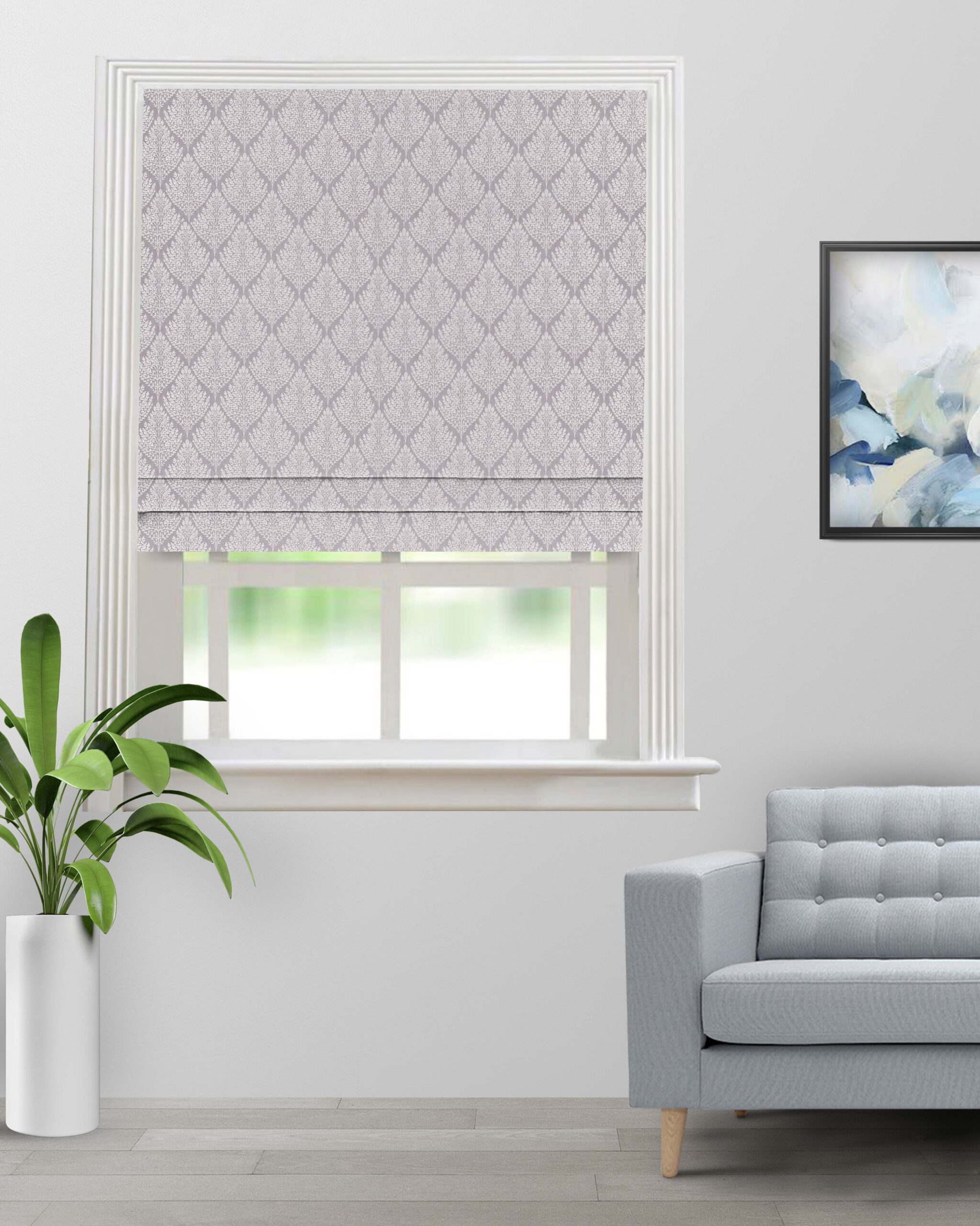 Cotton-Husk-Silver-Roman-Shade-image-scaled-1.jpg Cotton Husk - Silver Roman Shades - Image 1