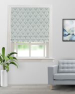 Cotton Husk - Sky Roman Shades
