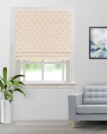 Cotton Husk - Vanilla Roman Shades