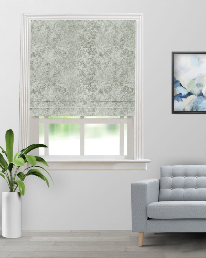 Drizzle- Sage Roman Shades - Image 2