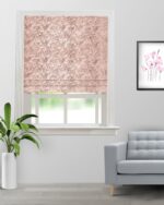 Drizzle - Salmon Roman Shades