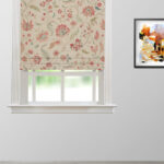 Blooming Spring - Tangerine Red Roman Shades