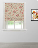 Blooming Spring - Tangerine Red Roman Shades