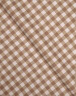 Gingham Check - Sand Roman Shades - Image 2